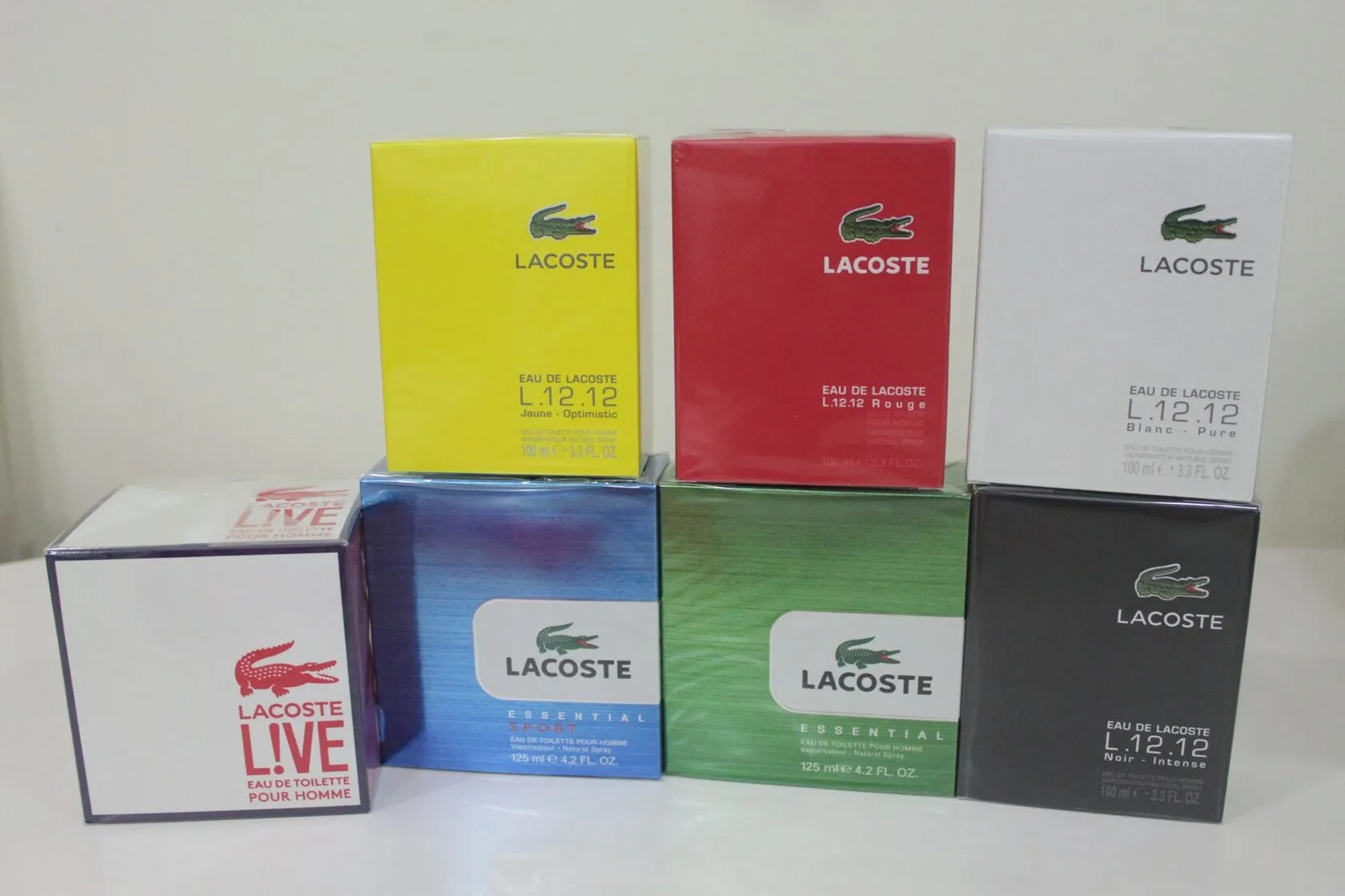 Lacoste линейка edP и edT 80 - 125 мл 1