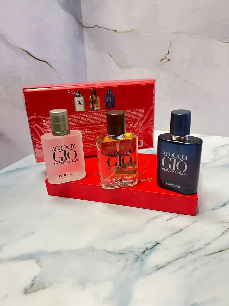 Мужской подарочный набор, Armani Acqua Di Gio 3 по 30 мл 1