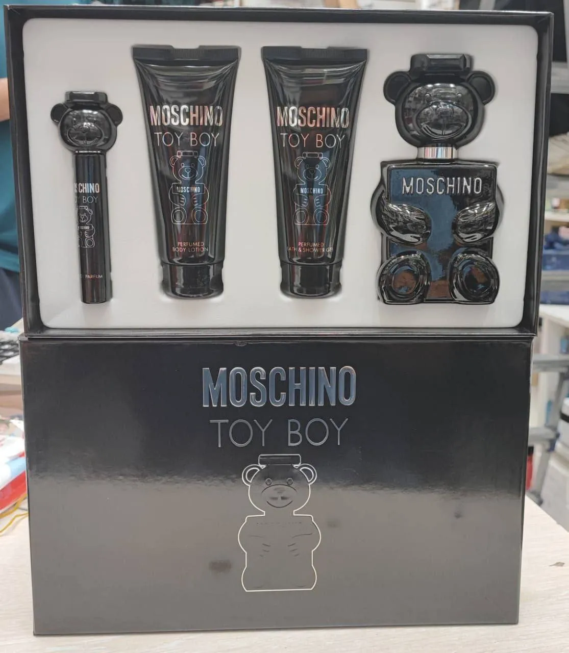 Мужской подарочный набор, Moschino Toy Boy 4 в 1 1