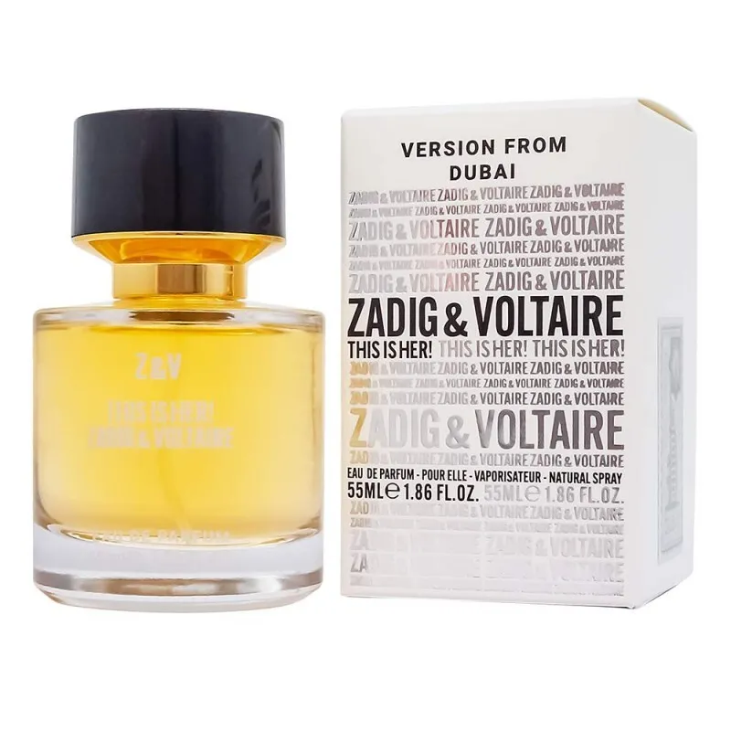 Zadig & Voltaire THIS IS HER! (L) edP 100 ml - Tester Zadig Voltaire THIS IS HER! (L) edP 55 ml (ОАЭ) 1