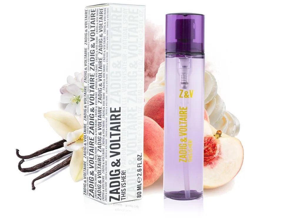 Zadig & Voltaire THIS IS HER! (L) edP 100 ml - Zadig & Voltaire THIS IS HER! (L) edT 80 ml (Турция, поастик) 1