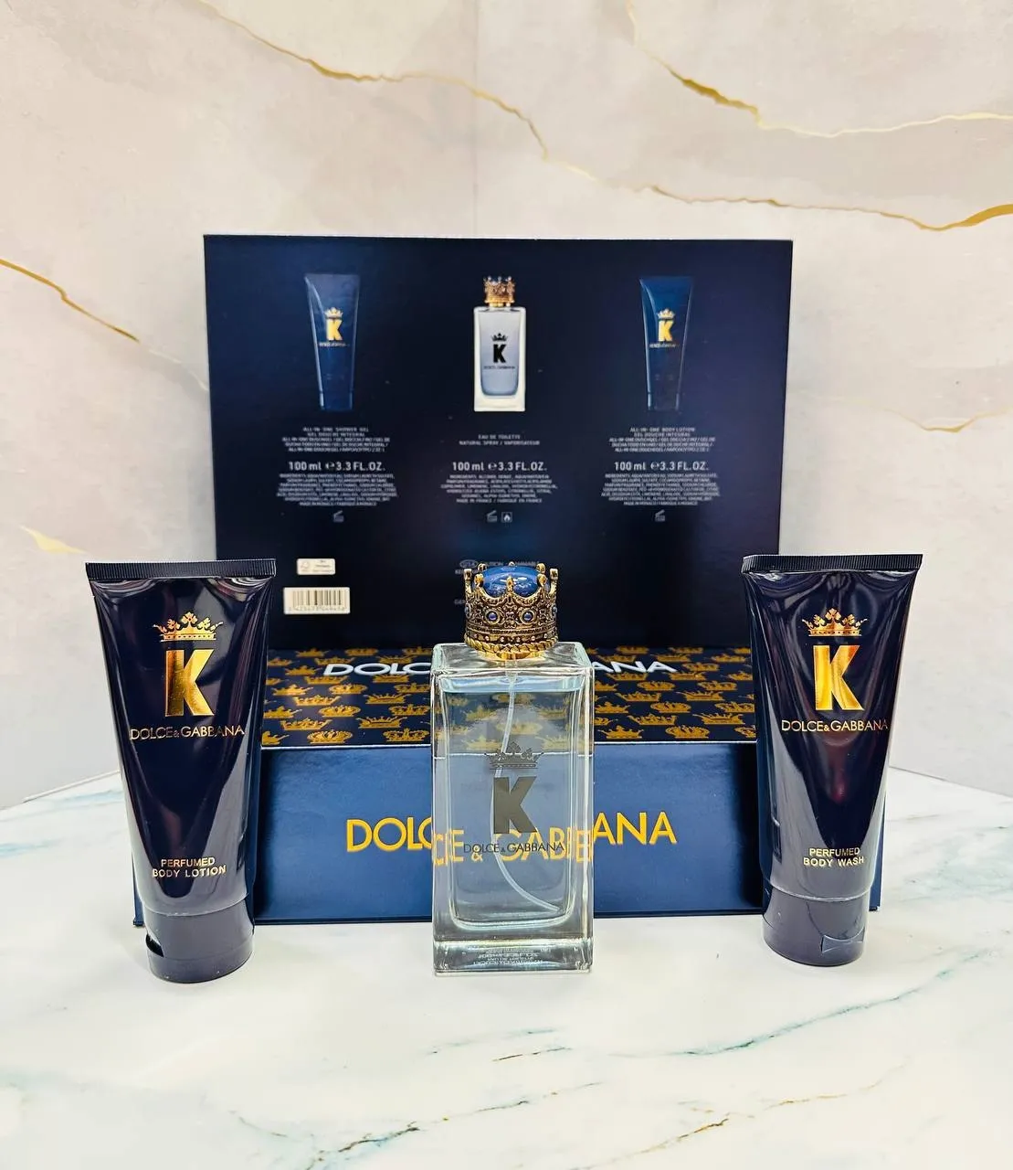 Набор Dolce & Gabbana 3 по 100 ml (шампунь+крем для тела+парфюм) 5