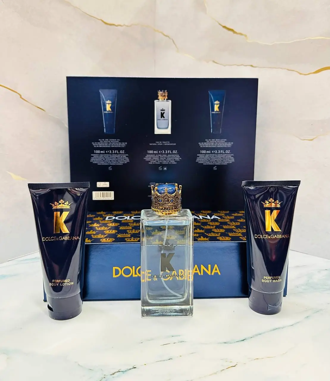 Набор Dolce & Gabbana 3 по 100 ml (шампунь+крем для тела+парфюм)8815
