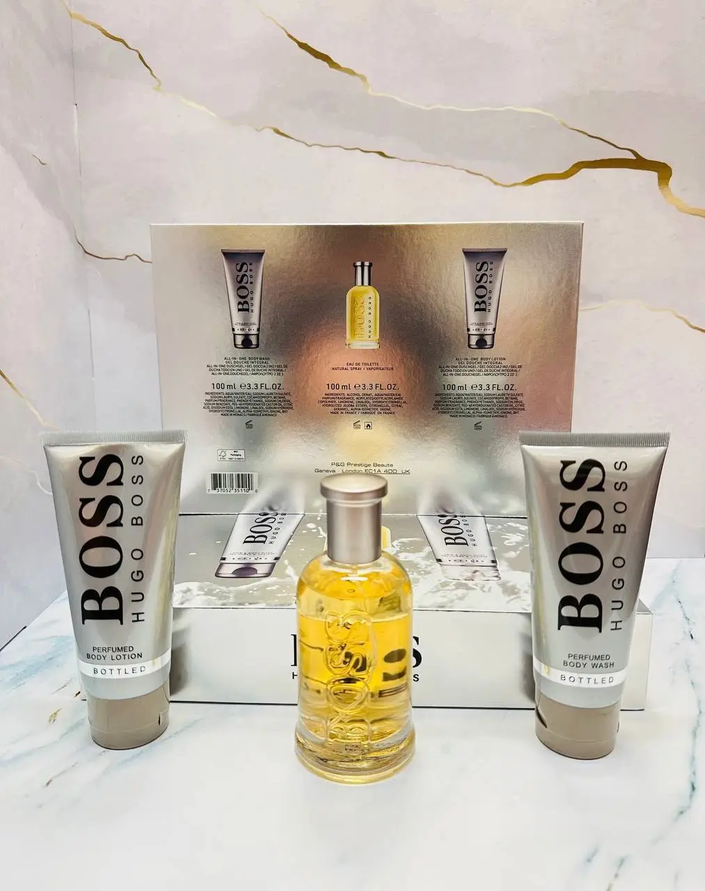 Набор Hugo Boss 3 по 100 ml (шампунь+крем для тела+парфюм)12440