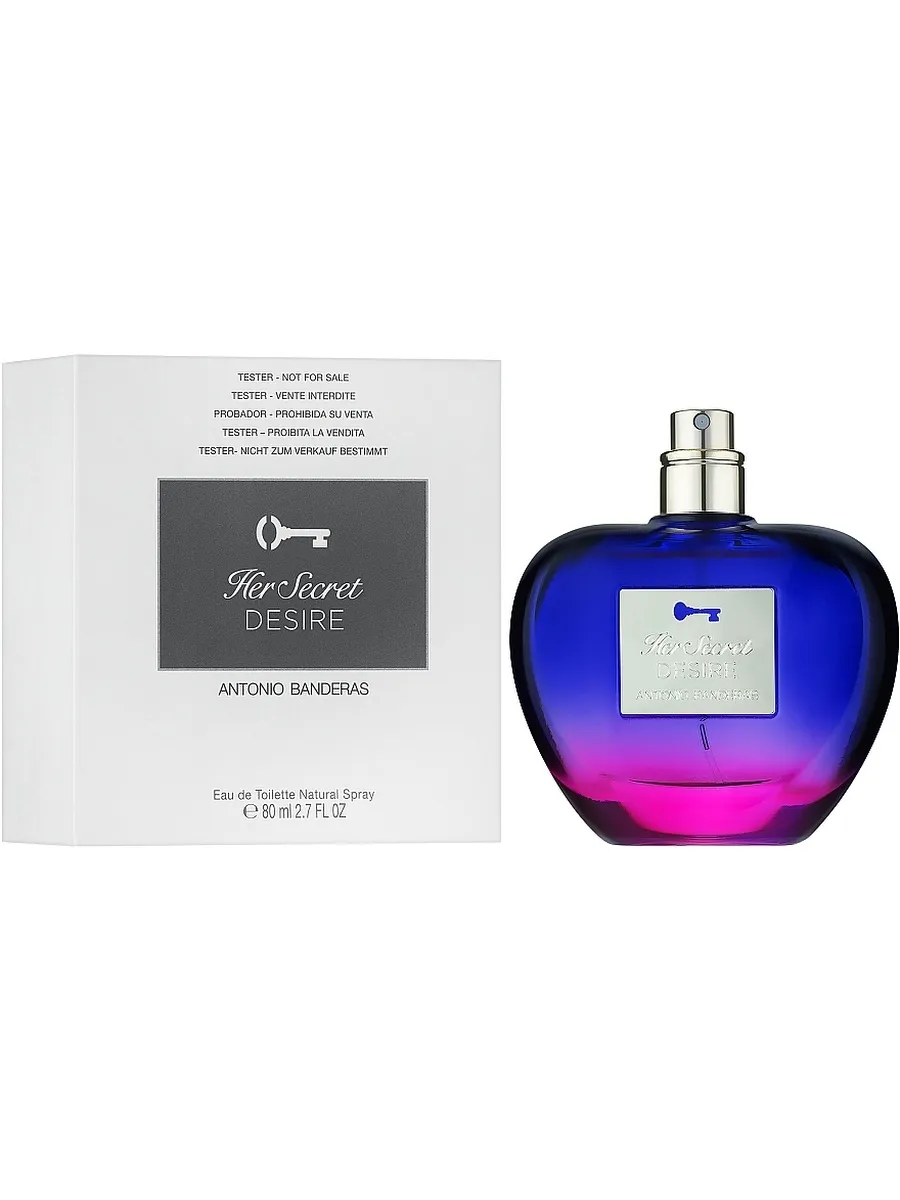 Оригинал Tester Antonio Banderas Her Secret Desire (L) edT 80 мл 2