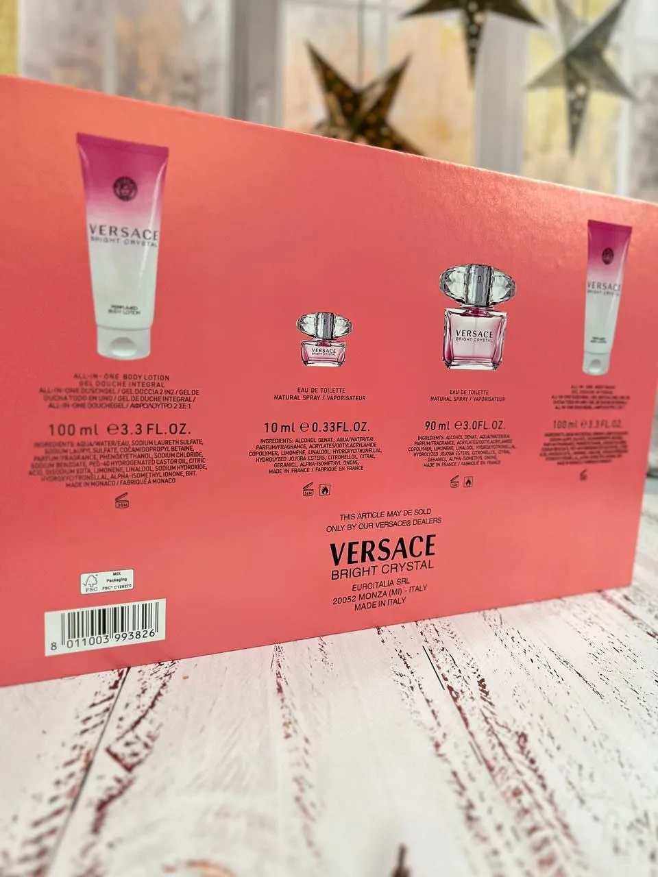 Подарочный набор Versace Bright Crystal 4 в 1 2